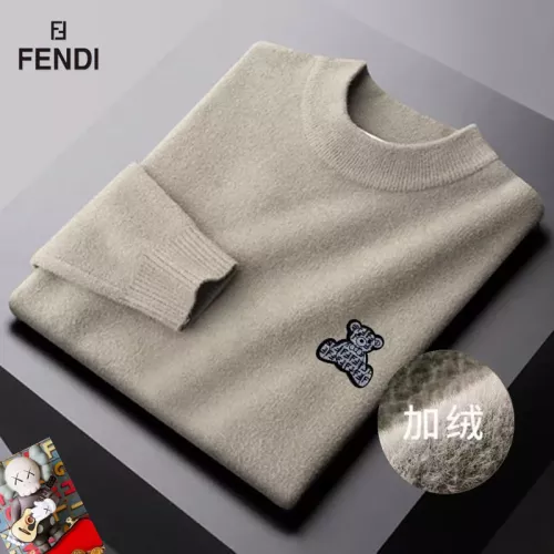 Wholesale Fendi Sweaters Long Sleeved For Men #1384546 $48.00 USD, Wholesale Quality Replica Fendi Sweaters