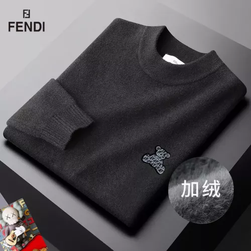 Wholesale Fendi Sweaters Long Sleeved For Men #1384547 $48.00 USD, Wholesale Quality Replica Fendi Sweaters
