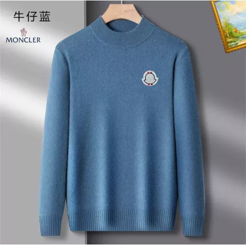 Wholesale Moncler Sweaters Long Sleeved For Men #1384575 $42.00 USD, Wholesale Quality Replica Moncler Sweaters