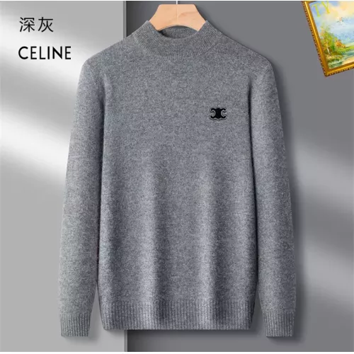 Wholesale Celine Sweaters Long Sleeved For Men #1384644 $42.00 USD, Wholesale Quality Replica Celine Sweaters