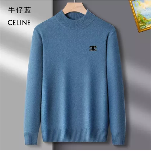 Wholesale Celine Sweaters Long Sleeved For Men #1384647 $42.00 USD, Wholesale Quality Replica Celine Sweaters