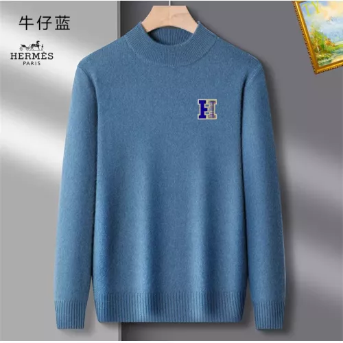 Wholesale Hermes Sweaters Long Sleeved For Men #1384657 $42.00 USD, Wholesale Quality Replica Hermes Sweaters