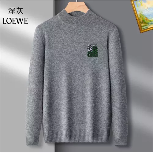 Wholesale LOEWE Sweaters Long Sleeved For Men #1384664 $42.00 USD, Wholesale Quality Replica LOEWE Sweaters