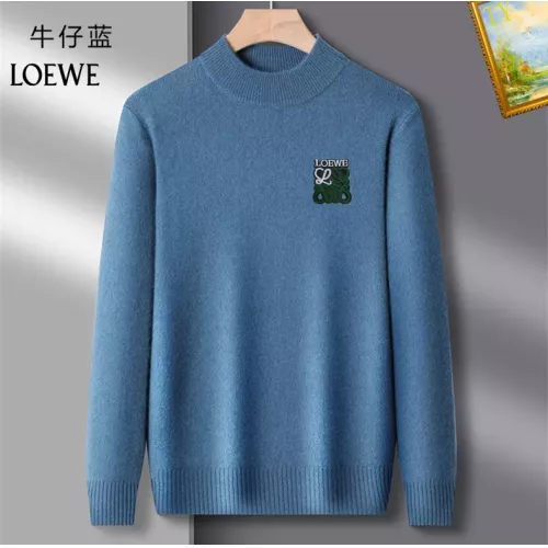 Wholesale LOEWE Sweaters Long Sleeved For Men #1384667 $42.00 USD, Wholesale Quality Replica LOEWE Sweaters