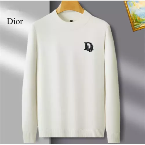 Wholesale Christian Dior Sweaters Long Sleeved For Men #1384692 $42.00 USD, Wholesale Quality Replica Christian Dior Sweaters