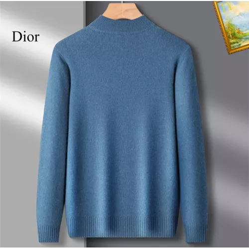 Replica Christian Dior Sweaters Long Sleeved For Men #1384697 $42.00 USD for Wholesale