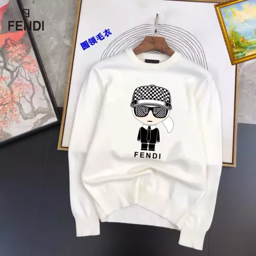 Wholesale Fendi Sweaters Long Sleeved For Men #1384790 $42.00 USD, Wholesale Quality Replica Fendi Sweaters