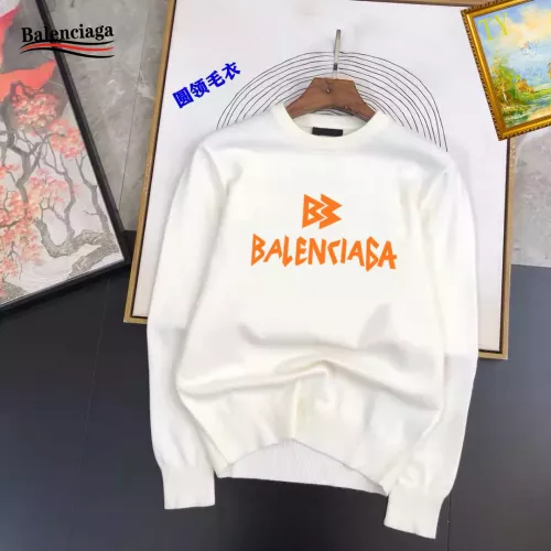 Wholesale Balenciaga Sweaters Long Sleeved For Men #1384829 $42.00 USD, Wholesale Quality Replica Balenciaga Sweaters