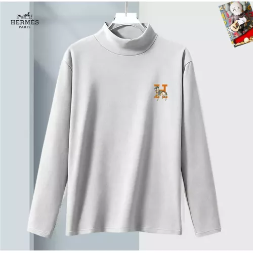 Wholesale Hermes T-Shirts Long Sleeved For Men #1384900 $40.00 USD, Wholesale Quality Replica Hermes T-Shirts