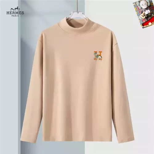 Wholesale Hermes T-Shirts Long Sleeved For Men #1384901 $40.00 USD, Wholesale Quality Replica Hermes T-Shirts
