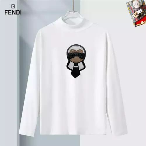 Wholesale Fendi T-Shirts Long Sleeved For Men #1384946 $40.00 USD, Wholesale Quality Replica Fendi T-Shirts