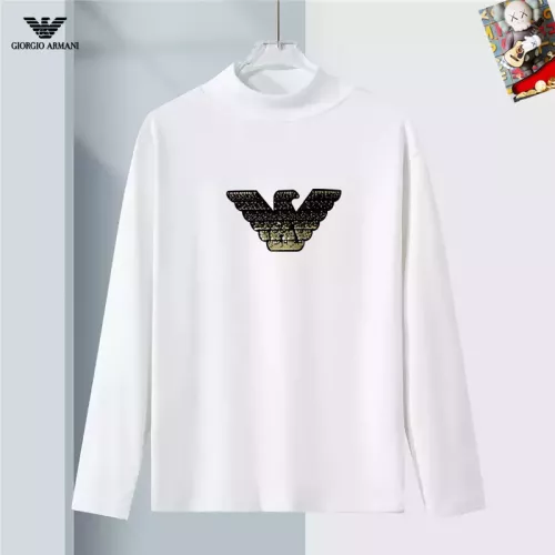 Wholesale Armani T-Shirts Long Sleeved For Men #1384950 $40.00 USD, Wholesale Quality Replica Armani T-Shirts