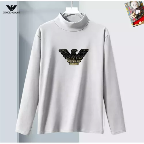 Wholesale Armani T-Shirts Long Sleeved For Men #1384951 $40.00 USD, Wholesale Quality Replica Armani T-Shirts