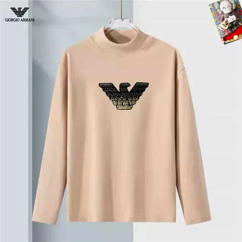 Wholesale Armani T-Shirts Long Sleeved For Men #1384952 $40.00 USD, Wholesale Quality Replica Armani T-Shirts