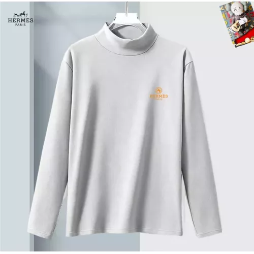 Wholesale Hermes T-Shirts Long Sleeved For Men #1384971 $40.00 USD, Wholesale Quality Replica Hermes T-Shirts