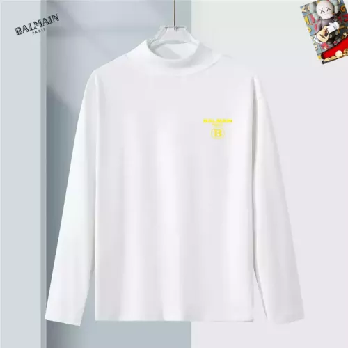 Wholesale Balmain T-Shirts Long Sleeved For Men #1384986 $40.00 USD, Wholesale Quality Replica Balmain T-Shirts