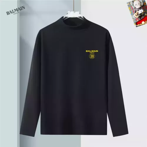 Wholesale Balmain T-Shirts Long Sleeved For Men #1384989 $40.00 USD, Wholesale Quality Replica Balmain T-Shirts