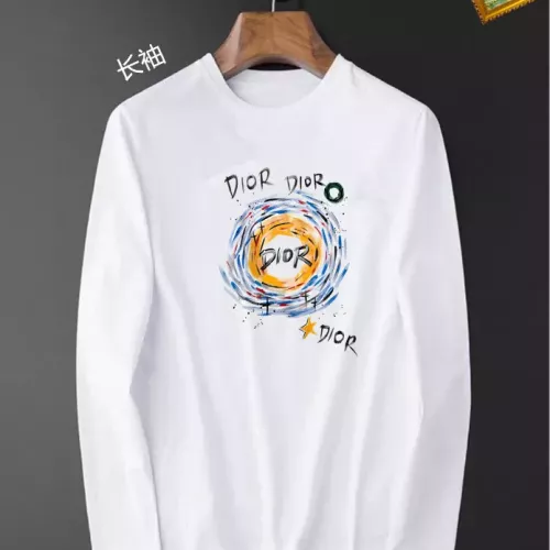 Wholesale Christian Dior T-Shirts Long Sleeved For Unisex #1384998 $34.00 USD, Wholesale Quality Replica Christian Dior T-Shirts