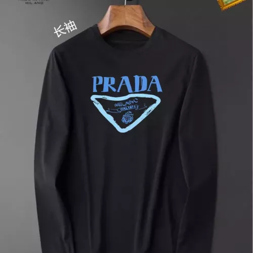 Wholesale Prada T-Shirts Long Sleeved For Unisex #1385003 $34.00 USD, Wholesale Quality Replica Prada T-Shirts