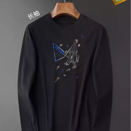 Wholesale Prada T-Shirts Long Sleeved For Unisex #1385009 $34.00 USD, Wholesale Quality Replica Prada T-Shirts