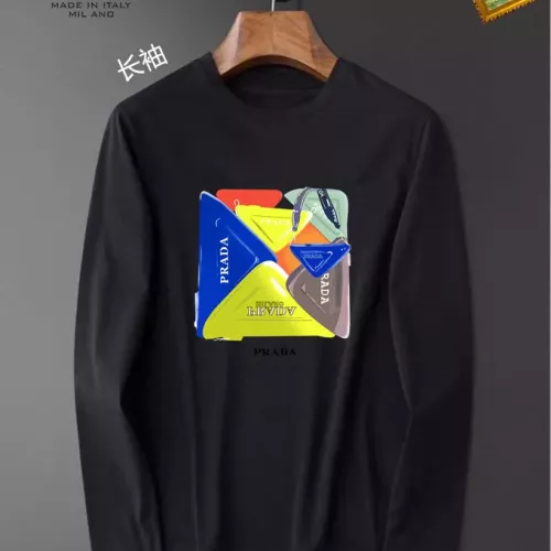 Wholesale Prada T-Shirts Long Sleeved For Unisex #1385017 $34.00 USD, Wholesale Quality Replica Prada T-Shirts