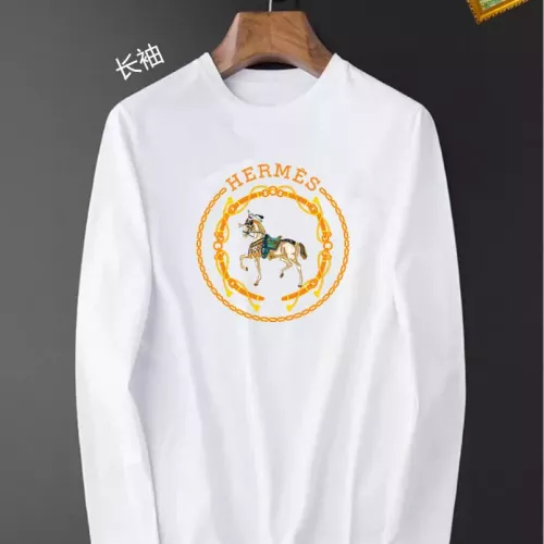 Wholesale Hermes T-Shirts Long Sleeved For Unisex #1385037 $34.00 USD, Wholesale Quality Replica Hermes T-Shirts