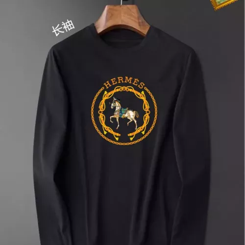 Wholesale Hermes T-Shirts Long Sleeved For Unisex #1385038 $34.00 USD, Wholesale Quality Replica Hermes T-Shirts