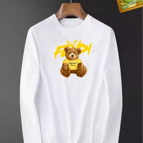 Wholesale Fendi T-Shirts Long Sleeved For Unisex #1385075 $34.00 USD, Wholesale Quality Replica Fendi T-Shirts