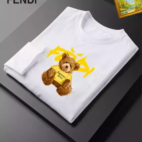 Replica Fendi T-Shirts Long Sleeved For Unisex #1385075 $34.00 USD for Wholesale