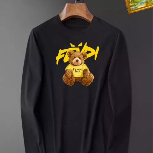 Wholesale Fendi T-Shirts Long Sleeved For Unisex #1385076 $34.00 USD, Wholesale Quality Replica Fendi T-Shirts