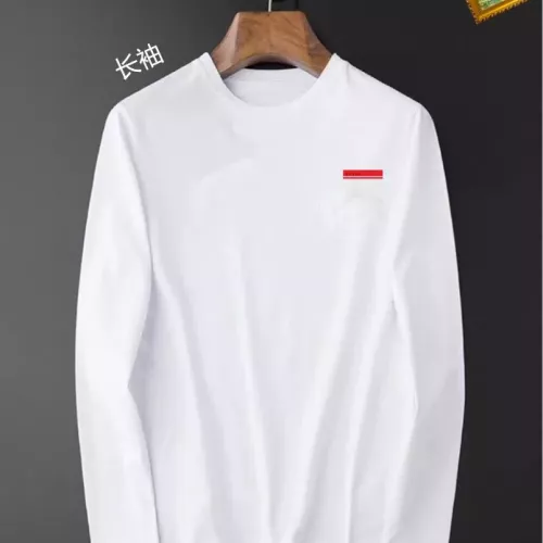 Wholesale Prada T-Shirts Long Sleeved For Unisex #1385083 $34.00 USD, Wholesale Quality Replica Prada T-Shirts