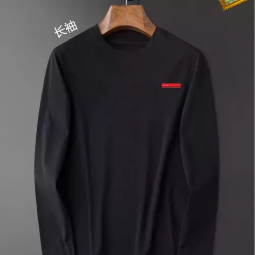Wholesale Prada T-Shirts Long Sleeved For Unisex #1385084 $34.00 USD, Wholesale Quality Replica Prada T-Shirts