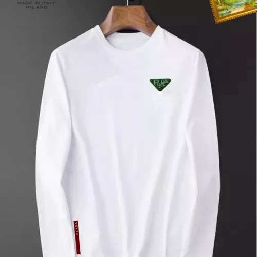 Wholesale Prada T-Shirts Long Sleeved For Unisex #1385095 $34.00 USD, Wholesale Quality Replica Prada T-Shirts