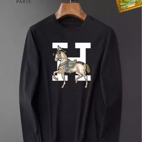 Wholesale Hermes T-Shirts Long Sleeved For Unisex #1385110 $34.00 USD, Wholesale Quality Replica Hermes T-Shirts