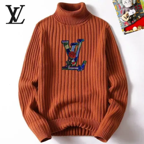 Wholesale Louis Vuitton LV Sweaters Long Sleeved For Men #1385205 $42.00 USD, Wholesale Quality Replica Louis Vuitton LV Sweaters