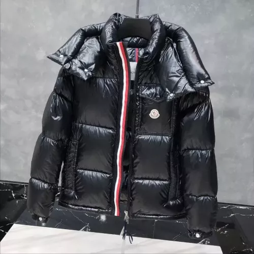 Wholesale Moncler Down Feather Coat Long Sleeved For Men #1385250 $132.00 USD, Wholesale Quality Replica Moncler Down Feather Coat