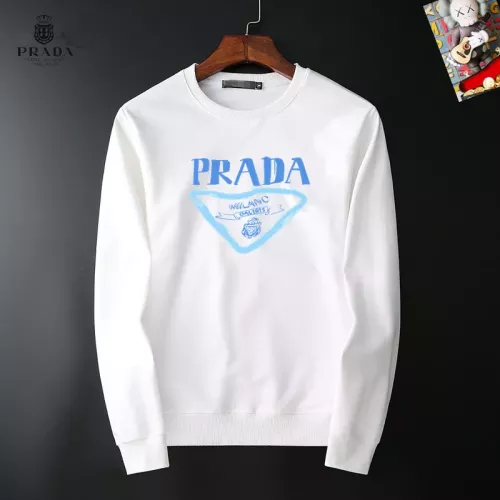 Wholesale Prada Hoodies Long Sleeved For Men #1385251 $40.00 USD, Wholesale Quality Replica Prada Hoodies