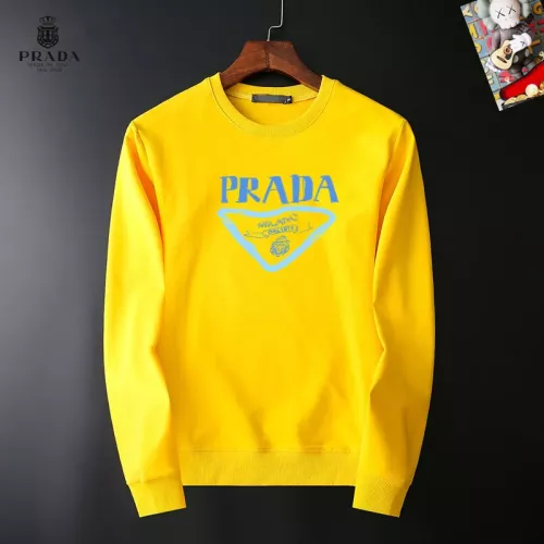 Wholesale Prada Hoodies Long Sleeved For Men #1385252 $40.00 USD, Wholesale Quality Replica Prada Hoodies