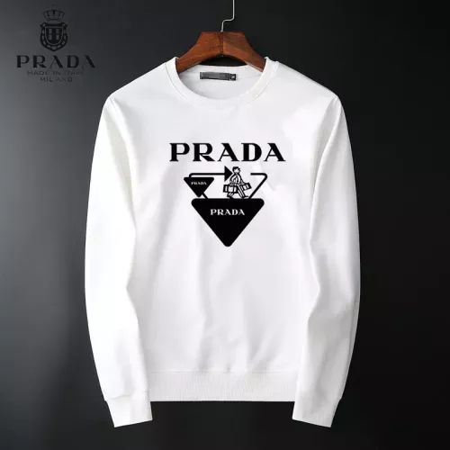 Wholesale Prada Hoodies Long Sleeved For Men #1385260 $40.00 USD, Wholesale Quality Replica Prada Hoodies