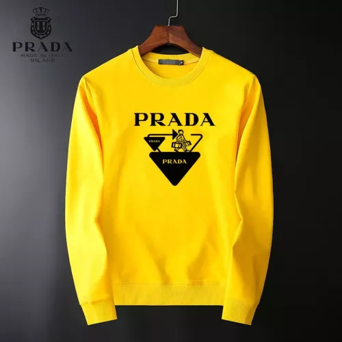 Wholesale Prada Hoodies Long Sleeved For Men #1385261 $40.00 USD, Wholesale Quality Replica Prada Hoodies