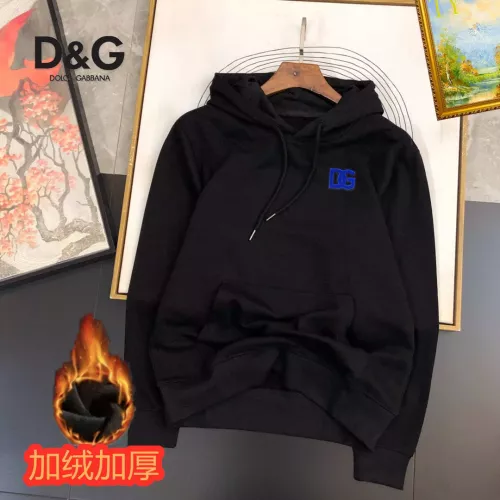 Wholesale Dolce &amp; Gabbana D&amp;G Hoodies Long Sleeved For Men #1385340 $45.00 USD, Wholesale Quality Replica Dolce &amp; Gabbana D&amp;G Hoodies