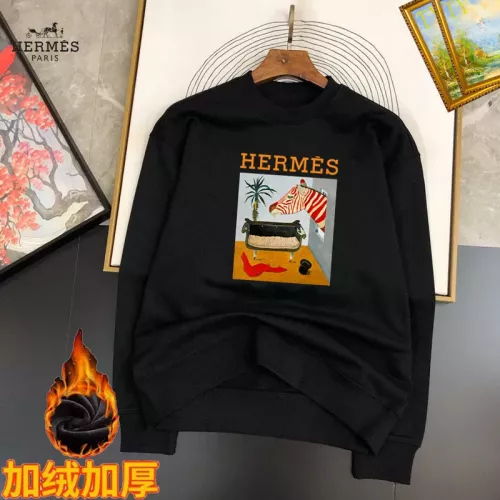 Wholesale Hermes Hoodies Long Sleeved For Men #1385358 $45.00 USD, Wholesale Quality Replica Hermes Hoodies