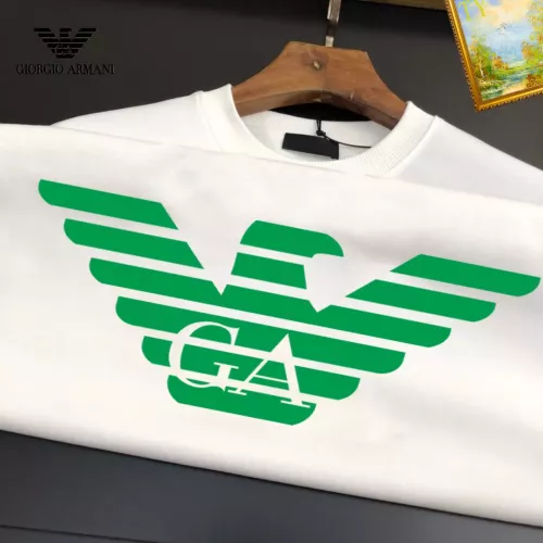 Replica Armani Hoodies Long Sleeved For Men #1385367 $45.00 USD for Wholesale