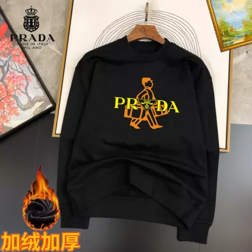 Wholesale Prada Hoodies Long Sleeved For Men #1385386 $45.00 USD, Wholesale Quality Replica Prada Hoodies