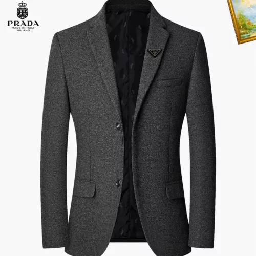 Wholesale Prada Jackets Long Sleeved For Men #1385412 $68.00 USD, Wholesale Quality Replica Prada Jackets