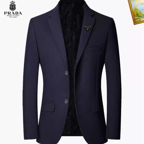 Wholesale Prada Jackets Long Sleeved For Men #1385414 $68.00 USD, Wholesale Quality Replica Prada Jackets