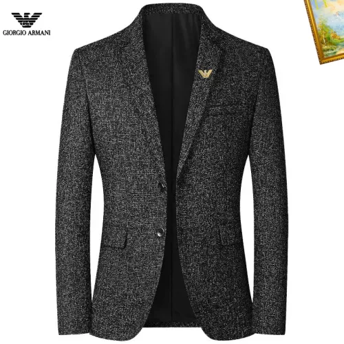 Wholesale Armani Jackets Long Sleeved For Men #1385424 $68.00 USD, Wholesale Quality Replica Armani Jackets