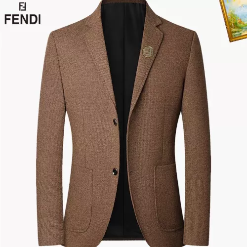 Wholesale Fendi Jackets Long Sleeved For Men #1385435 $68.00 USD, Wholesale Quality Replica Fendi Jackets
