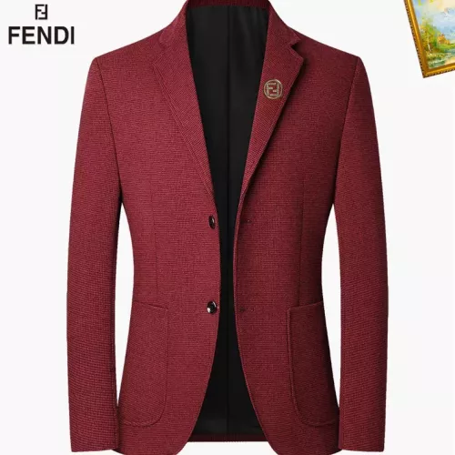 Wholesale Fendi Jackets Long Sleeved For Men #1385436 $68.00 USD, Wholesale Quality Replica Fendi Jackets