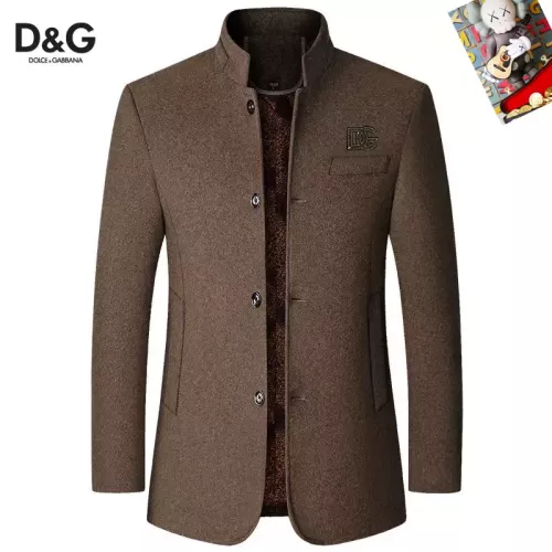 Wholesale Dolce &amp; Gabbana D&amp;G Coat Long Sleeved For Men #1385493 $80.00 USD, Wholesale Quality Replica Dolce &amp; Gabbana D&amp;G Coat
